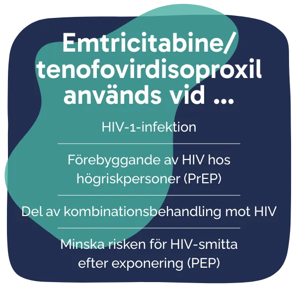 Behandling med Emtricitabine/tenofovirdisoproxil