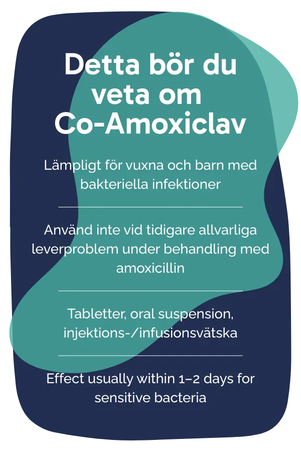 Detta bör du veta om Co-Amoxiclav