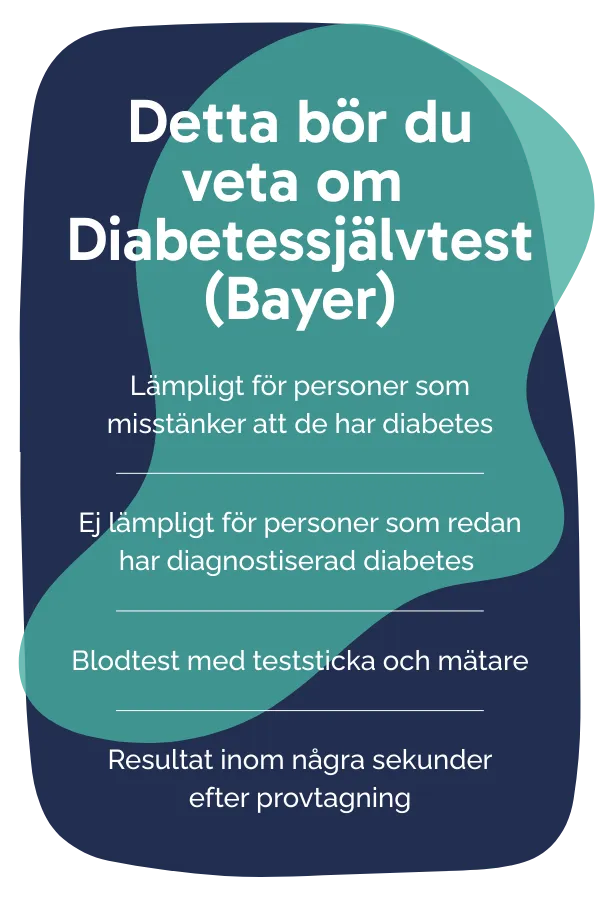 Detta bör du veta om Diabetessjälvtest (Bayer)