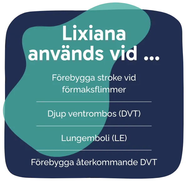 Behandling med Lixiana