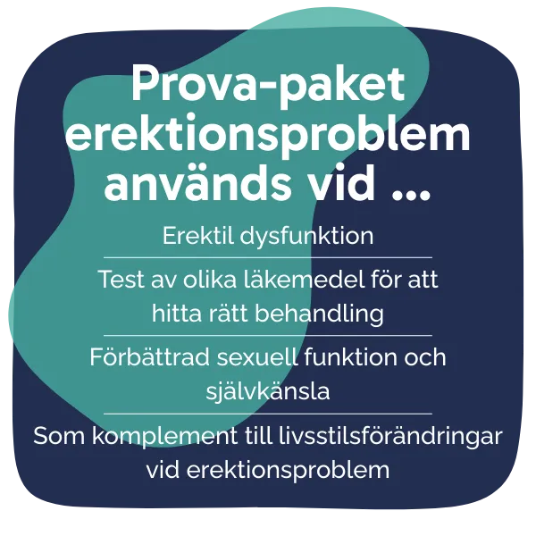 Behandling med Prova-paket erektionsproblem