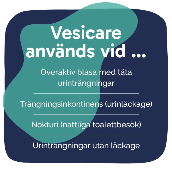 Behandling med Vesicare