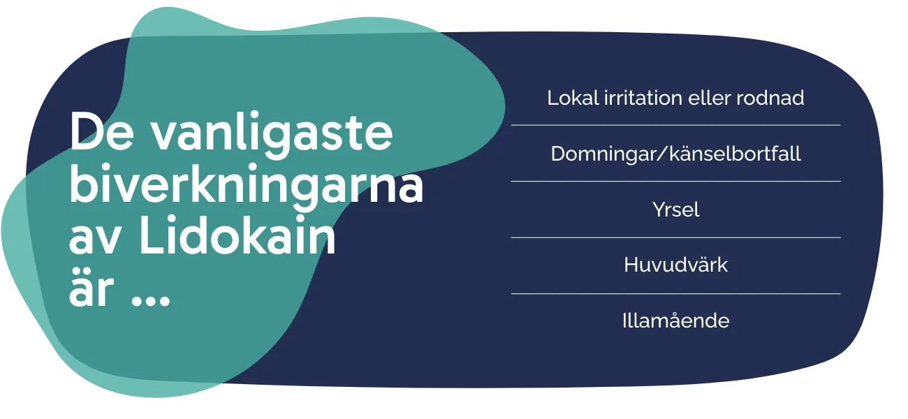 Biverkningarna av Lidokain