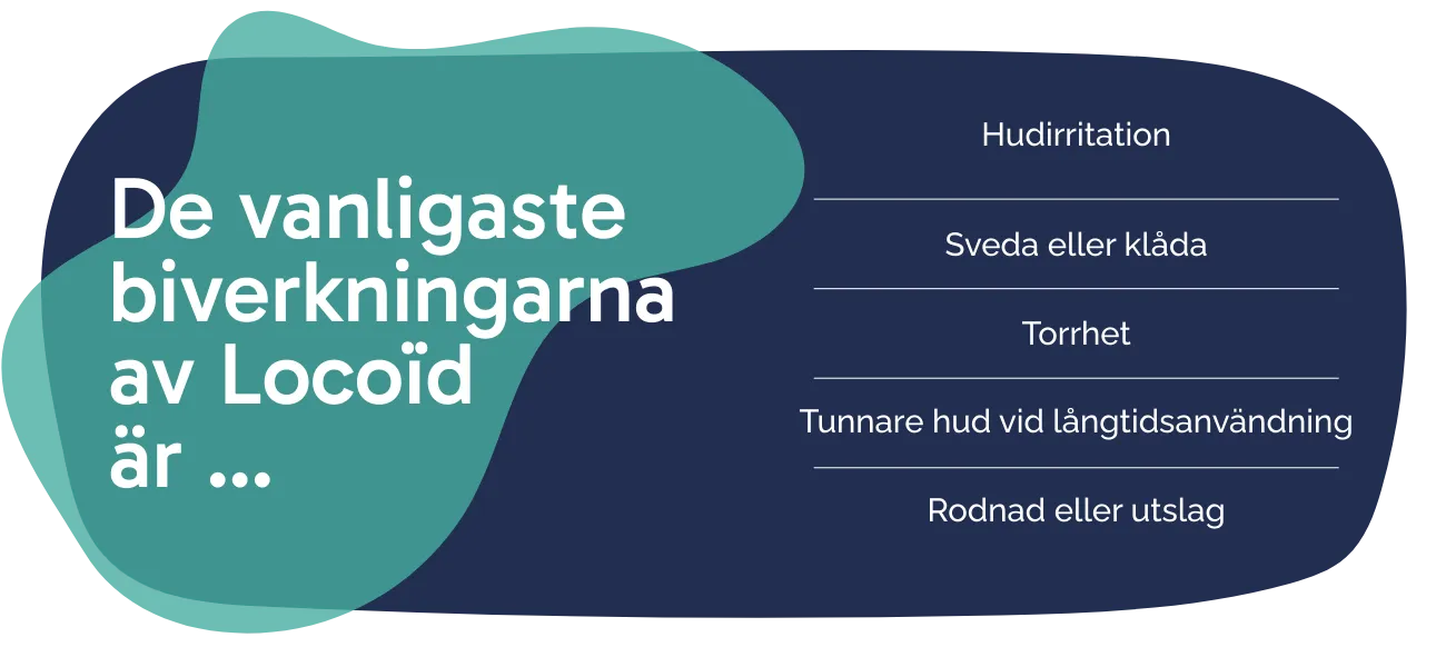 Biverkningarna av Locoïd