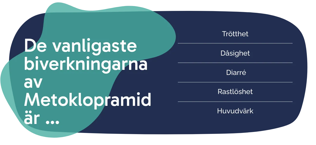 Biverkningarna av Metoklopramid