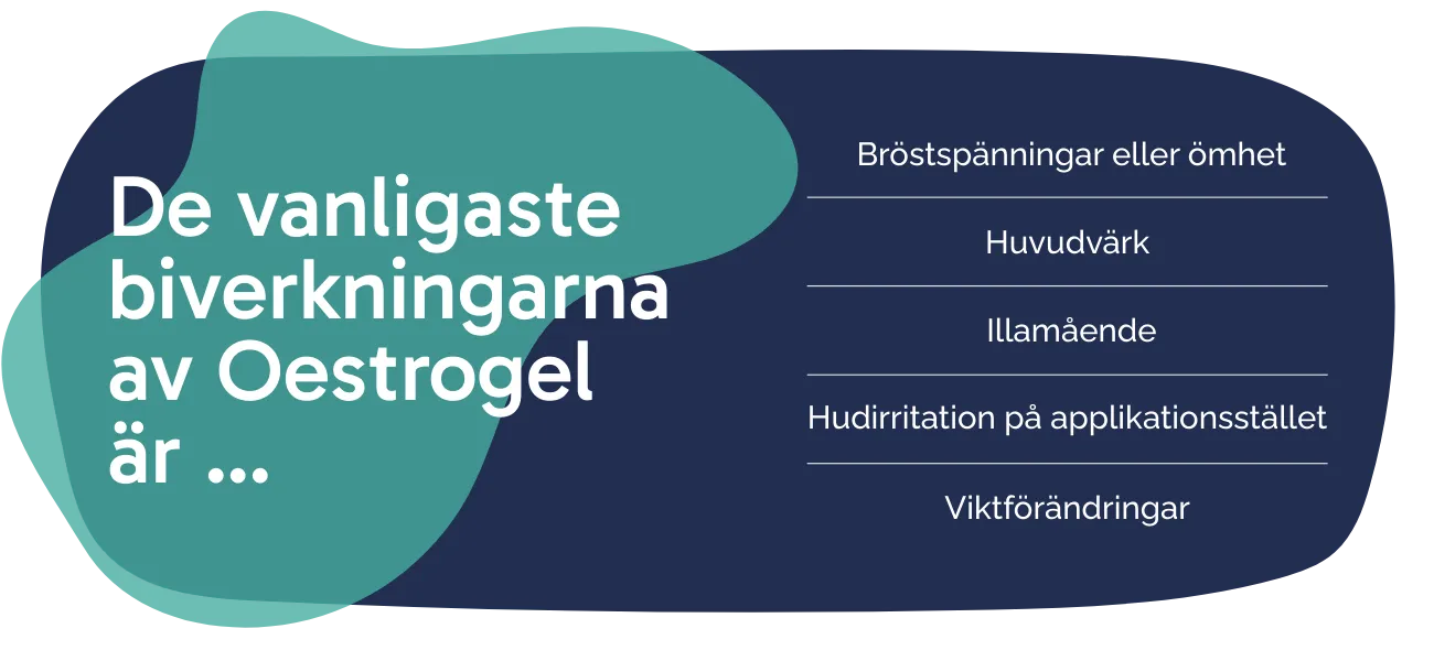 Biverkningarna av Oestrogel