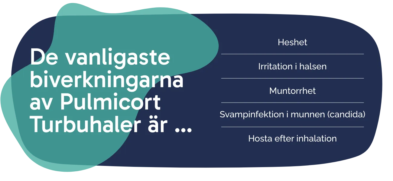 Biverkningarna av Pulmicort Turbuhaler