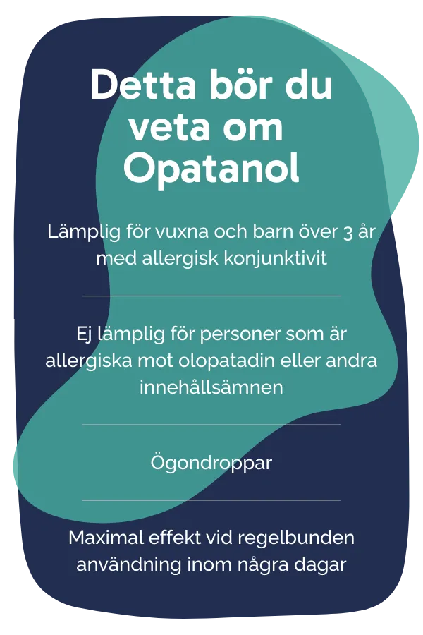 Detta bör du veta om Opatanol