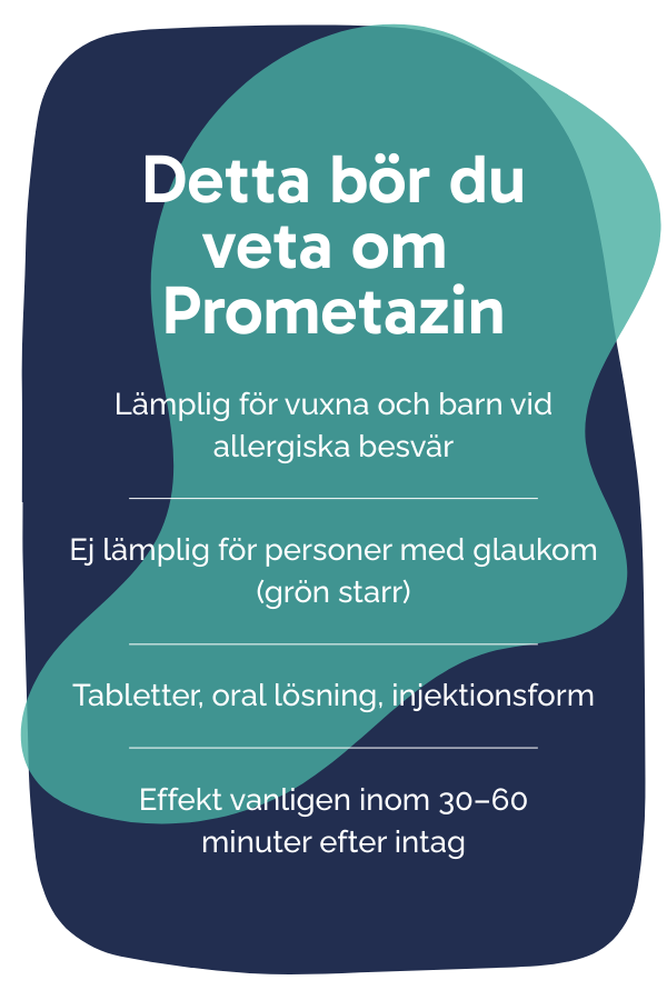 Detta bör du veta om Prometazin