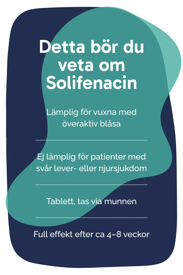 Detta bör du veta om Solifenacin