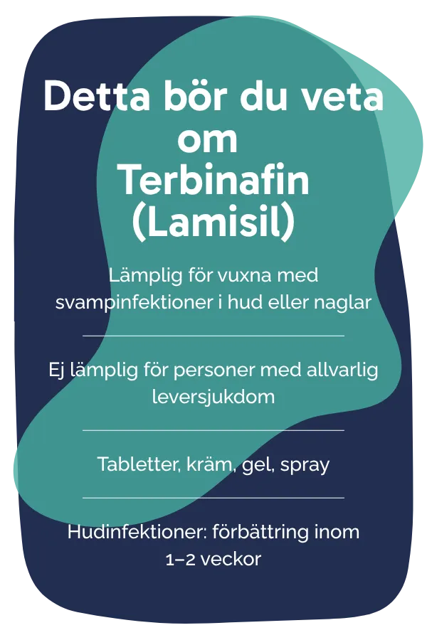 Detta bör du veta om Terbinafin (Lamisil)